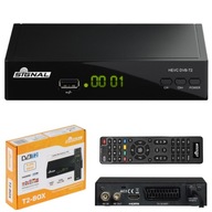 Tuner DVB-T2 HEVC, dekodér TV signálu PVR T2-BOX