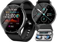 SMARTWATCH PÁNSKE HODINKY + BEZDRÔTOVÉ SLÚCHADLÁ