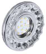 Chrómové LED+GU10 35W Sk-94 Stropné svietidlo CANDELLUX