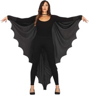 Outfit Cape WINGS Bat Black Vampire Halloween Carnival Ball