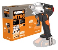 WORX WX272.9 Bezuhlíkový rázový uťahovák 20V 300Nm