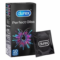 Vlhčené kondómy - Durex Perfect Gliss 10 ks