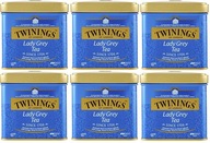 TWININGS LADY GREY TEA 6x100g Listová plechovka