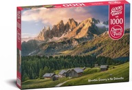 Puzzle 1000 dielikov. Pohľad na Dolomity