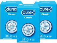 DUREX CLASSIC klasický set kondómov 54 ks