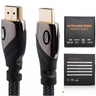 HDMI 2.1 kábel MEĎ 8K 60HZ 4K 120Hz 48Gbps 1m