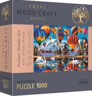 TREFL Drevené puzzle FAREBNÉ BALÓNY 1000 ks.