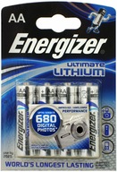 Energizer FR6 AA/L91 B4 1,5V LiFeS2 lítiová batéria