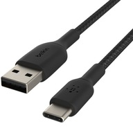 Belkin Boost Charge USB-C / USB-A kábel, opletený, 2 m