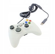 Podložka PC XBOX 360 káblový USB ovládač biely