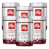 Illy Espresso Intenso Black mletá káva 6x250g