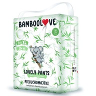 Bamboolove: XL bambusové plienky od 12 kg 16 ks.