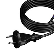 Prepojovací kábel so zástrčkou H05RRF 2x1,5mm 5m