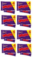 8x95g CADBURY Wispa čokoládové tyčinky UK