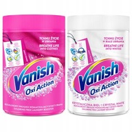 MIX SET 2x Vanish Oxi Action odstraňovač škvŕn na farbu/bielu 2x625g