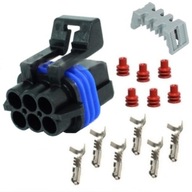 PLUG CUBIC konektor 6 PIN DELPHI METRI-PACK 1.5