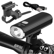 LED LAMPA NA BICYKEL VÝKONNÁ VODEODOLNÁ USB 400LM