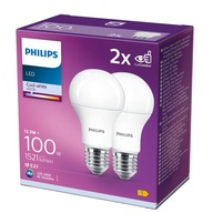 PHILIPS Sada 2x LED žiarovka E27 12,5W 4000K