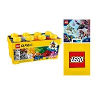 LEGO Classic Creative Stredná krabica LEGO kociek (10696) + taška + katalóg