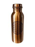 Prem-Copper COPPER fľaša na vodu 650ml s certifikátom Flower of Life