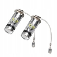 2ks H3 6000K 100W LED 20-SMD High Power Fog