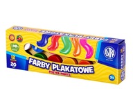 ASTRA PLAKÁTOVÉ FARBY 12 FARIEB 20 ML