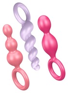 ZÁSTRČKY COLOR SATISFYER - SADA ANÁLNYCH ZÁTKOV