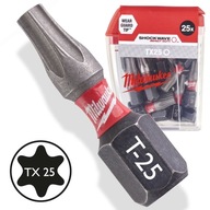 Milwaukee Shockwave bit 4932430880 Torx TX25 T-25