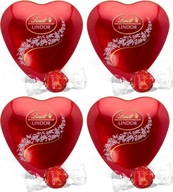 Lindt LINDOR Pralinky Heart mliečna čokoláda 50g x4