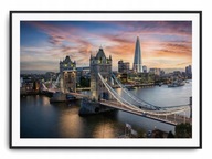 Plagát r B1 100x70 cm London Bridge UK Panorama