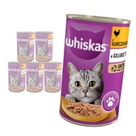 WHISKAS DOSPELÝ PRE MAČKU KURČA V ŽELÉ 6x400g