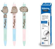 3 stierateľné perá PUSHEEN + 24 náplní Colorino