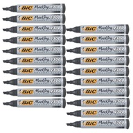 Bic Black Beveled Permanent Mark Set x20