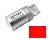 W21W LED žiarovka 7440 12-24V CAN 2000lm červená