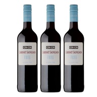 CIN CIN CABERNET SAUVIGNON nealkoholické sladké červené víno 0% 3 fľaše