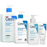 CeraVe LIMITED SET Emulzia 473ml, Gél 236ml, Krém SPF 30 + ZADARMO 1L