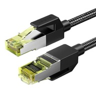 UGREEN NW150 Pletený sieťový kábel, Ethernet RJ45, Cat.7, F/FTP, 5m