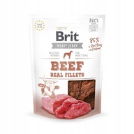 BRIT JERKY Hovädzie filety 200g pochúťka pre psa