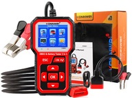 KONNWEI KW681 TESTER BATÉRIE 2v1 OBDII DIAGNOSTIKA