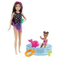 Mattel Barbie Skipper set Bábiky + bazén GRP39