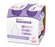 Nutridrink jahoda, 4 x 125 ml