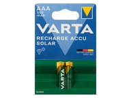 Dobíjacie batérie VARTA 550mAh AAA do svietidiel x2