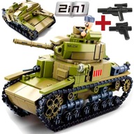 ARMÁDA BLOKUJE AMERICKÝ TANK SHERMAN +LEGO ZBRANE