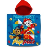 PAW Patrol Chase Marshall pončo pončo plážový uterák 60x120