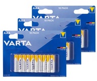 VARTA GERMANY AAA BATÉRIE 10 KS. ALKAIC STRONG