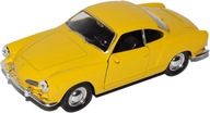 Welly Vw volkswagen karmann ghia kupé žltá 1:34