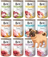 BRIT Pate & Meat 12x400g MIX príchutí