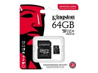 KINGSTON 64GB micro SD XC C10 UHS U3 V30 A1 100Ms