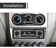 1 DIN Stereo FM autorádio kompatibilné s B