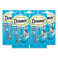 DREAMIES Meaty Sticks mačacie maškrty s lososom 5x30 g